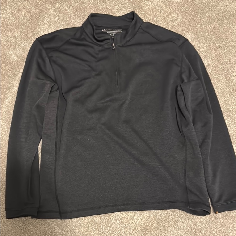 Black Quarter-Zip Pullover Pebble Beach